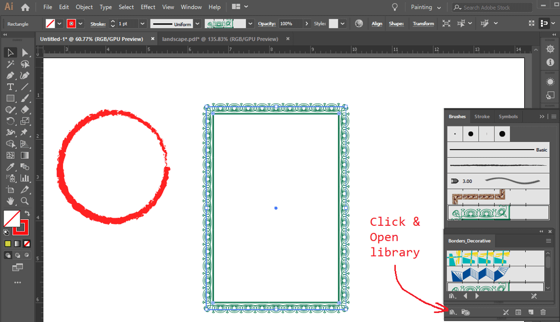 Adobe Illustrator brush