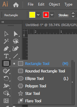 Adobe Illustrator shapes